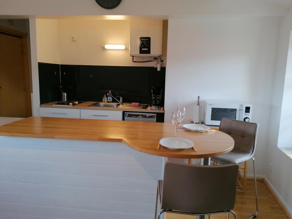 Studio Avec Balcon Au Pied Du Rocher D'Aiguilhe Apartment Le Puy-en-Velay Bagian luar foto